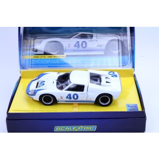 Ford GT 40 white Nr.40 limited sport edition Scalextric C2943A