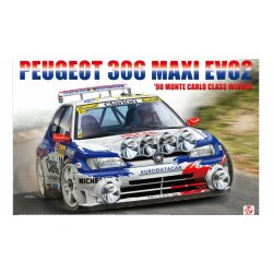 Peugeot 206 MAxi Evo 2 1998 Rally Monte Carlo 1/24 KIT...