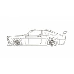 Fahrzeugbausatz Revoslot slotcar Opel Kadett Typ C White...