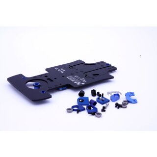 Chassis-Upgrade Kit 1:24 BRM f.Slotcar Ferrari 512M m.Aluminium-Chassis z.Umrüstung auf neue Technik/Chassissausführung BRMKA512M