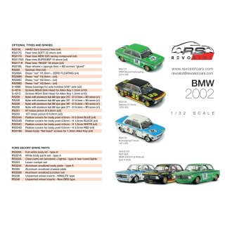 Ersatzteile 1/32  REVOSLOT BMW 2002