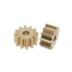 Motorritzel 12Z f.2mm M50 Ø6,5 mm (2)  Messing...