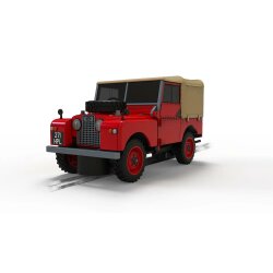 Land Rover Series 1 poppy red slotcar Scalextric c4493