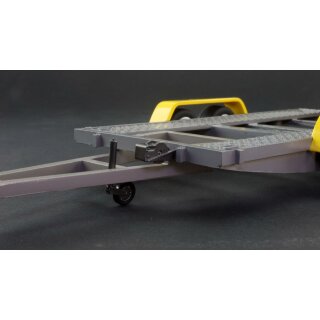 VW LT45 mit Audi S1 Rally  und Trailer Avant slot audi mit Trailer und Bus Slotcar AVRSV2301