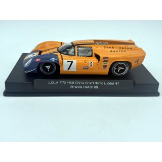 Lola T70 MKIII Chris Craft/Eric Liddell #7 Brands Hatch 69 Thunderslot CA00105SW