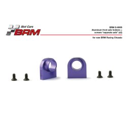 Axle mount front (2) Aluminium single wheel mounting for...