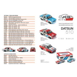 Ersatzteile 1/32  REVOSLOT DAtsun
