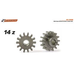 Motorritzel 14Z f.2mm M50  Ø7,5 mm Stahl...