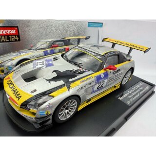 Mercedes Benz SLS AMG GT3 Black Falcon  UNIKAT Carrera Digital 124 23795BF