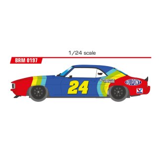 Chevrolet Camaro 1969  Du Pont Nr. 24 BRM197 BRM 1:24 Slotcar