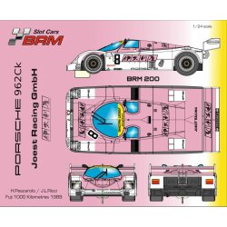 Porsche 962CK  Fuji 1000km 1989 Nr.8  BRM Slotcar BRM200