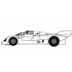 Porsche 962C white kit new Chassis BRM 1:24 Bausatz BRM190