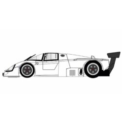 Toyota 88C white kit new Chassis BRM 1:24 Bausatz BRM191