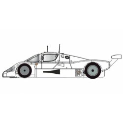 Sauber C9 white kit new Chassis BRM 1:24 Bausatz BRM192