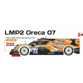 Oreca LMP 07 Nr.33 Kit  in Rennversion avec HS-LMP Chassis  Scaleauto Slotcar SC7148HS