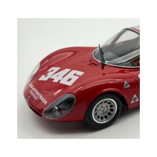 Alfa Romeo 33 Stradale Nr. 346 TTS BRM Slotcar 1:24 TTS068
