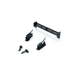 Karosserieteile  ARX-05 und LMP-07 Heckspoiler und Zubehör, Gummi, flexible Ausführung  1:24 Scaleauto SC7923O