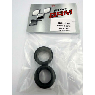 Pneus BRM Sidecar 1:18 Vollgummi Pneus 35 Shore  BRM BRSDC110R