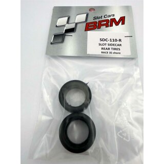 Tires BRM Sidecar 1:18 Vollgummi Slick 35 Shore  BRM BRSDC110R