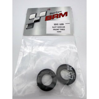 Reifen (2) vorne BRM Sidecar 1:18 Vollgummi Slick  BRM BRSDC109
