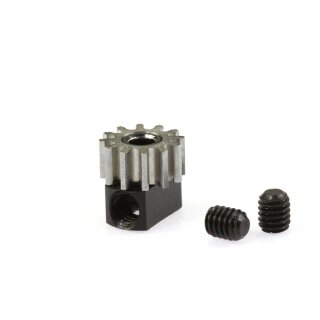 Motorritzel 12Z M50 Ø6,5mm Aluminium m.Alunabe f.Ø2mm SC1072E65 Scaleauto