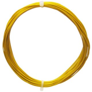 Litze flexibel 0,5mm/0,04mm2 gelb 50cm