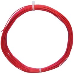 Litze flexibel 0,5mm/0,04mm2 rot (50cm)