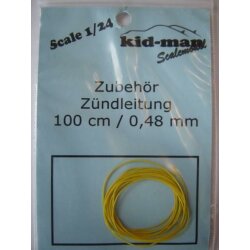 Zündkabel gelb 0,48mm / 1000mm