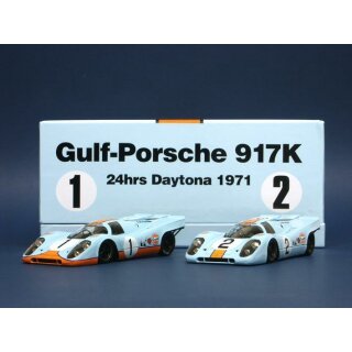 Porsche 917K Daytona Gulf 1971 limited edition twinset