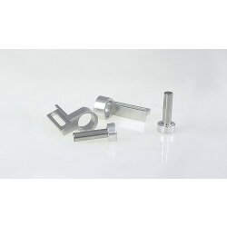 Achshalter mit Achse vorne für Plafit Chassis...