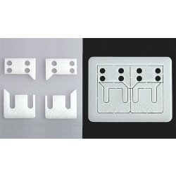 Achsträger Distanz hinten 0,5mm Plastik für...