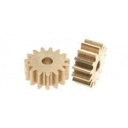 Motorritzel 15Z f.2mm M50 Messing z.Aufpressen  SC1198...
