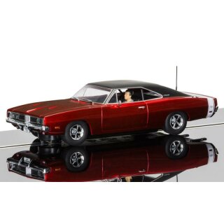 Dodge Charger 1969 candy apple red Scalextric c3652