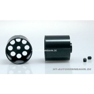 Felge Ø20,5x19,5/21,5mm Pro Black f.Ø3mm schwarz elox. Alum. gelocht m.Innensechskant (2)   SG8341RB