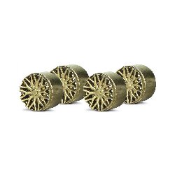 rimninsert Ø10,7mm - Plastik Typ BBS gold (4)...