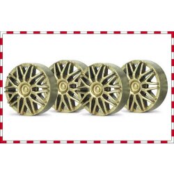 rimninsert Ø12,4mm - Plastik Typ BBS gold (4)...