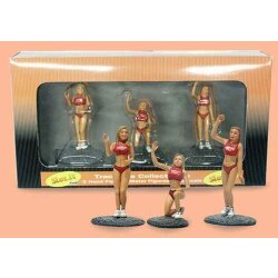 Figuren Pit Lane Babes - Set m.3 Metallfiguren bemalt...