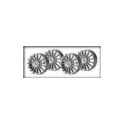 rimninsert Ø12,4mm - Plastik Typ BBS silber (4)...