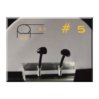 Flexible Spiegel Typ 05 schwarz Gummi Resine lackierbar für 1:24 Slotcar