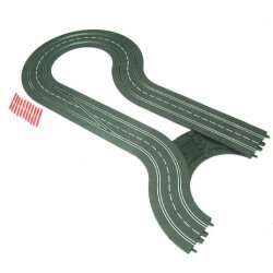 Ausbauset Erweiterung Weiche rechts Carrera Digital 132...