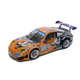 Porsche 911 RSR Le Mans  orange Flying Lizzards 24h Rennen Carrera DigitalUNIKAT
