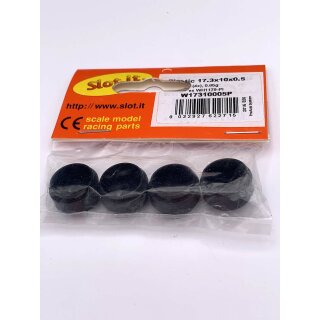 rim Ø17,3x10mm mit 0,5mm Bund  f.Ø2,38mm Plastik (2)  slot.it SIW17310005P